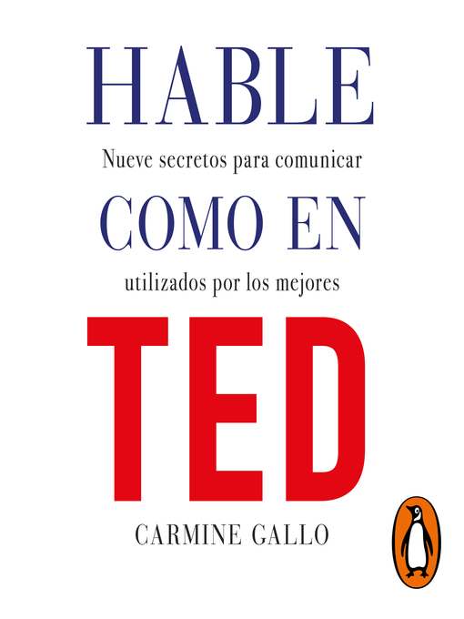 Title details for Hable como en TED by Carmine Gallo - Wait list